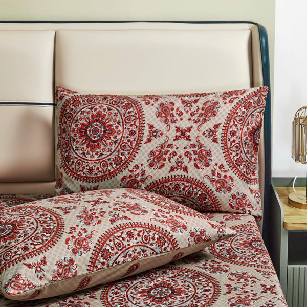 Tache Home Fashion Damask Microfiber / Polyester Pillowcase Wayfair